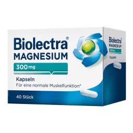 BIOLECTRA Magnesio 300 mg Cápsulas, 40 Cápsulas