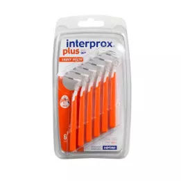 INTERPROX más almohadillas interdentales super micro naranja, 6 uds