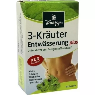 KNEIPP 3-Hierbas Drenantes Cápsulas, 60 Cápsulas