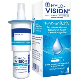 HYLO-VISION SafeDrop 0,1% gotas oftálmicas, 10 ml