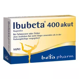 IBUBETA 400 comprimidos agudos recubiertos con película, 50 uds