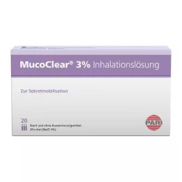 MUCOCLEAR Solución de inhalación de NaCl al 3%, 20X4 ml