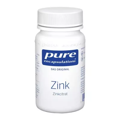 PURE ENCAPSULATIONS Zinc Citrato de Zinc Cápsulas, 60 Cápsulas