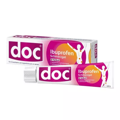 doc Gel de dolor de ibuprofeno 5%, 100 g doc Gel de dolor de ibuprofeno 5%, 100 g