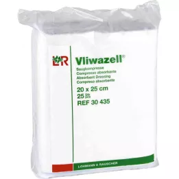 VLIWAZELL Compresas absorbentes no estériles 20x25 cm, 25 uds