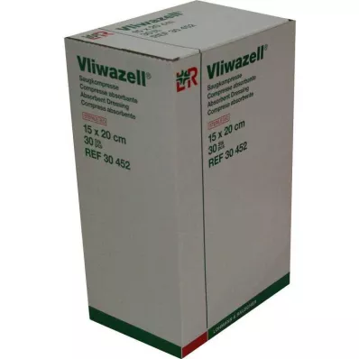 VLIWAZELL Compresas absorbentes estériles 15x20 cm, 30 uds