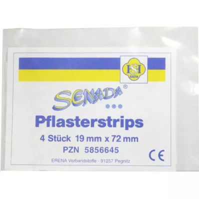 SENADA Tiras de yeso 19x72 mm, 4 uds