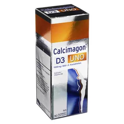 CALCIMAGON D3 Uno comprimidos masticables, 90 uds