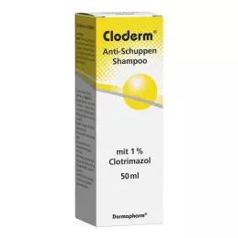 CLODERM Champú anticaspa, 50 ml