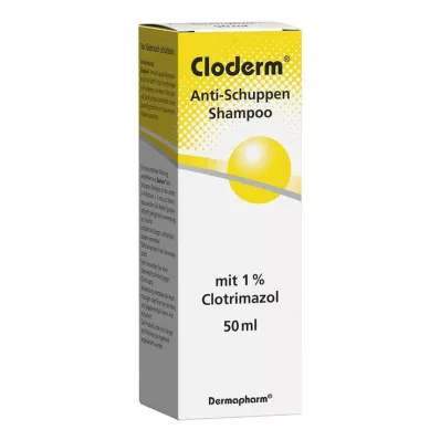 CLODERM Champú anticaspa, 50 ml