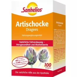 SANHELIOS Alcachofa comprimidos recubiertos, 100 cápsulas