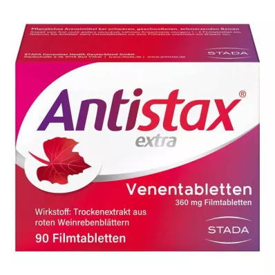 ANTISTAX comprimidos de vena extra, 90 uds