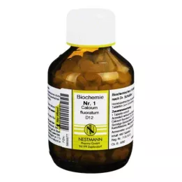 BIOCHEMIE 1 Calcium fluoratum D 12 comprimidos, 400 uds