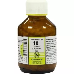 BIOCHEMIE 10 Natrium sulphuricum D 6 comprimidos, 400 uds