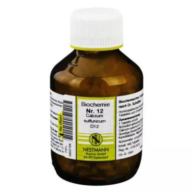 BIOCHEMIE Calcium sulphuricum D 12 comprimidos, 400 uds