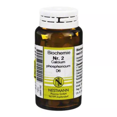 BIOCHEMIE 2 Calcio fosfórico D 6 comprimidos, 100 uds BIOCHEMIE 2 Calcio fosfórico D 6 comprimidos, 100 uds