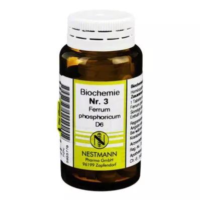 BIOCHEMIE 3 Ferrum phosphoricum D 6 comprimidos, 100 uds