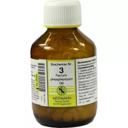 BIOCHEMIE 3 Ferrum phosphoricum D 6 comprimidos, 400 uds