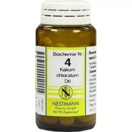 BIOCHEMIE 4 Kalium chloratum D 6 comprimidos, 100 uds