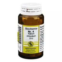 BIOCHEMIE 4 Kalium chloratum D 12 comprimidos, 100 uds