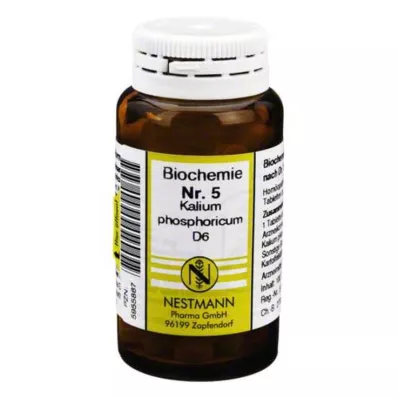 BIOCHEMIE 5 Kalium phosphoricum D 6 comprimidos, 100 uds