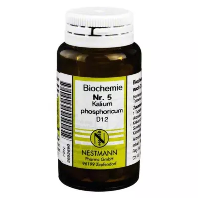 BIOCHEMIE 5 Kalium phosphoricum D 12 comprimidos, 100 uds