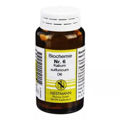 BIOCHEMIE 6 Kalium sulphuricum D 6 comprimidos, 100 uds
