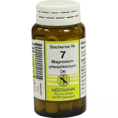 BIOCHEMIE 7 Magnesio fosfórico D 6 comprimidos, 100 uds