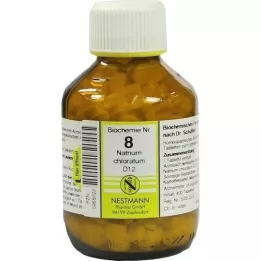 BIOCHEMIE 8 Natrium chloratum D 12 comprimidos, 400 uds