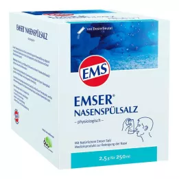 EMSER Enjuague nasal salino fisiológico, 100 unidades