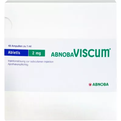 ABNOBAVISCUM Abietis 2 mg ampollas, 48 uds