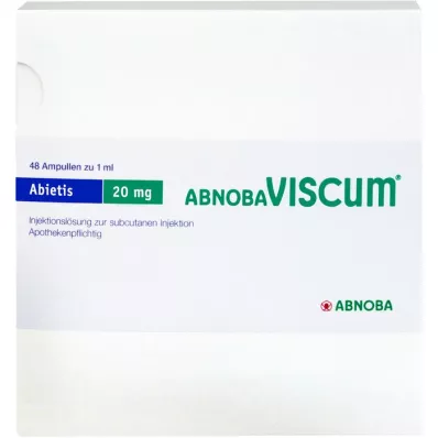 ABNOBAVISCUM Abietis 20 mg ampollas, 48 uds