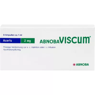 ABNOBAVISCUM Aceris 2 mg ampollas, 8 uds