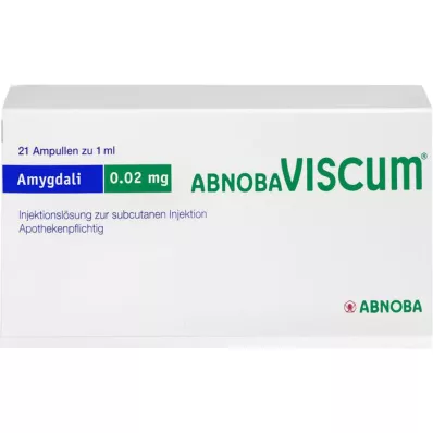 ABNOBAVISCUM Ampollas Amygdali 0,02 mg, 21 uds