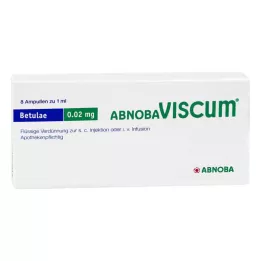 ABNOBAVISCUM Betulae 0,02 mg ampollas, 8 uds