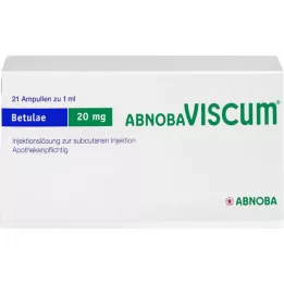 ABNOBAVISCUM Betulae 20 mg ampollas, 21 uds