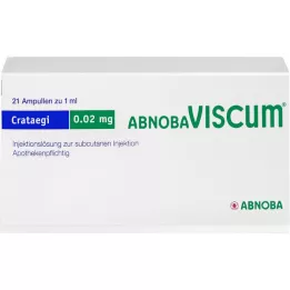 ABNOBAVISCUM Crataegi 0,02 mg ampollas, 21 uds