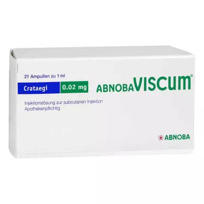 Abnobaviscum Crataegi 0,02 mg ampollas (21 uds)