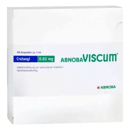 ABNOBAVISCUM Crataegi 0,02 mg ampollas, 48 uds