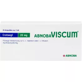 ABNOBAVISCUM Crataegi 20 mg ampollas, 8 uds