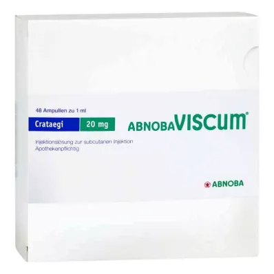 Abnobaviscum Crataegi 20 mg ampollas (48 piezas)