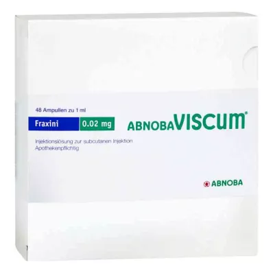 ABNOBAVISCUM Fraxini 0,02 mg ampollas, 48 uds