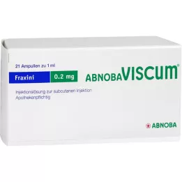 ABNOBAVISCUM Fraxini 0,2 mg ampollas, 21 uds