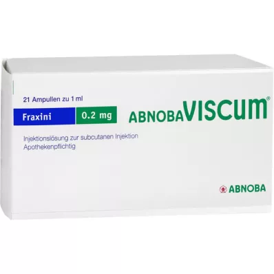 ABNOBAVISCUM Fraxini 0,2 mg ampollas, 21 uds
