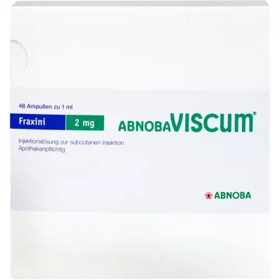 ABNOBAVISCUM Fraxini 2 mg ampollas, 48 uds