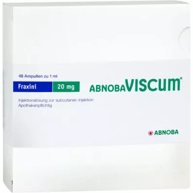 ABNOBAVISCUM Fraxini 20 mg ampollas, 48 uds