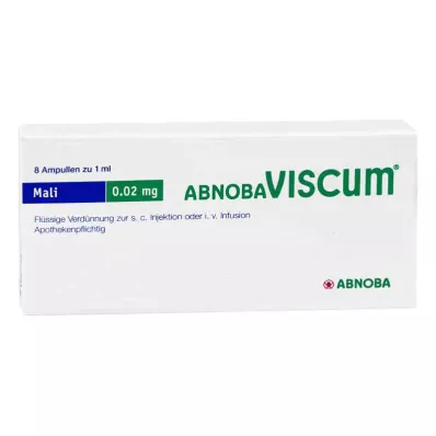 ABNOBAVISCUM Ampollas Mali 0,02 mg, 8 uds
