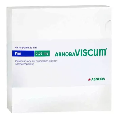 Abnobaviscum Pini 0,02 mg ampollas (48 piezas)