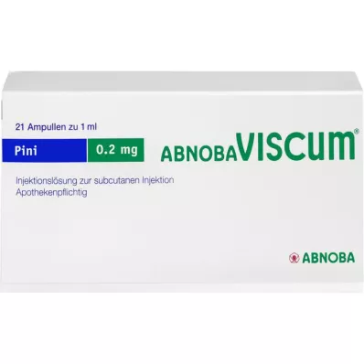 ABNOBAVISCUM Pini 0,2 mg ampollas, 21 uds