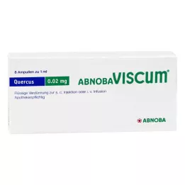 ABNOBAVISCUM Quercus 0,02 mg ampollas, 8 uds